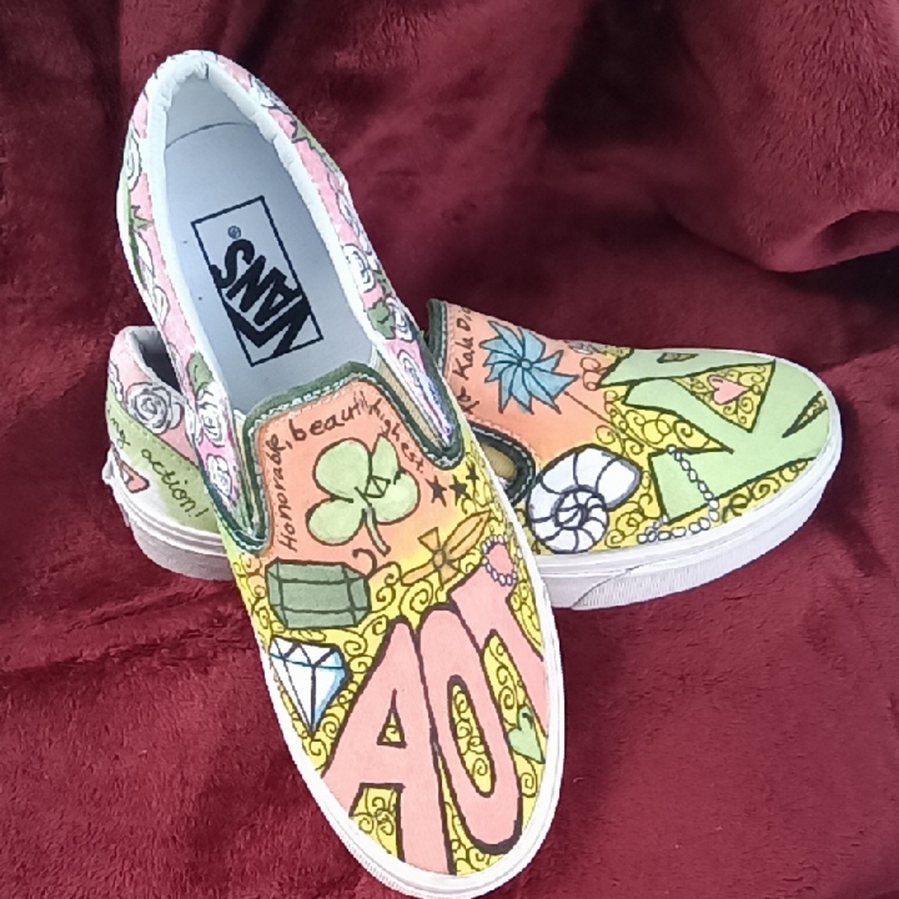 Vans Artistic Slip-On Shoes